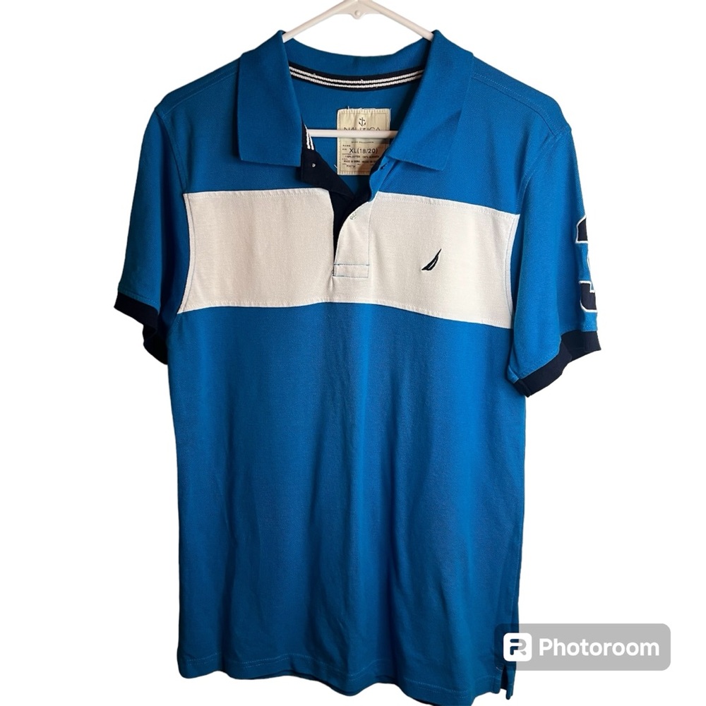 Boys Nautica Polo Shirt size XL 18/20